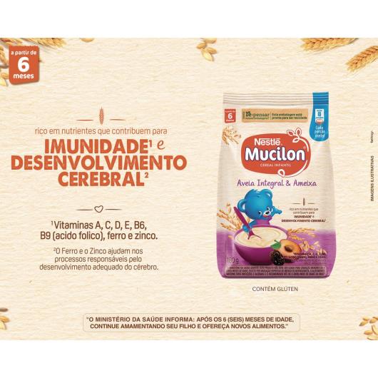 Cereal Infantil Mucilon Aveia Integral e Ameixa 180g - Imagem em destaque