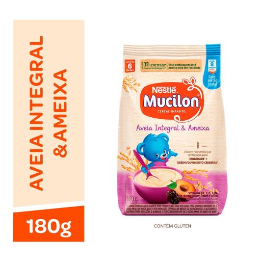 Cereal Infantil Mucilon Aveia Integral e Ameixa 180g - Imagem em destaque