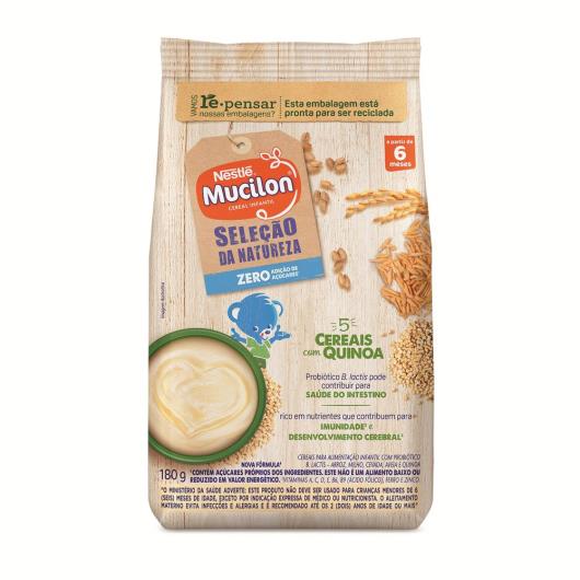 Cereal Infantil Mucilon Seleção da Natureza 5 Cereais com Quinoa 180g - Imagem em destaque