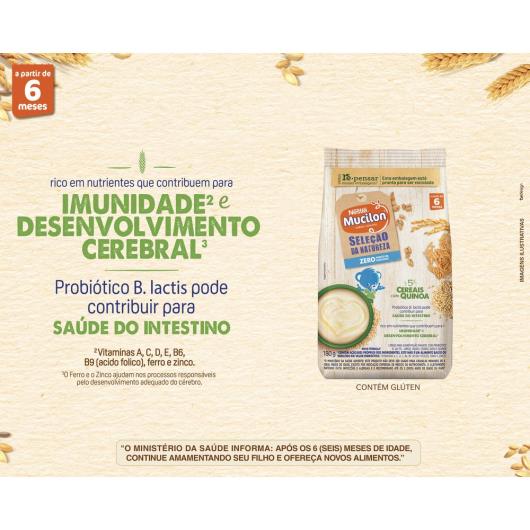Cereal Infantil Mucilon Seleção da Natureza 5 Cereais com Quinoa 180g - Imagem em destaque