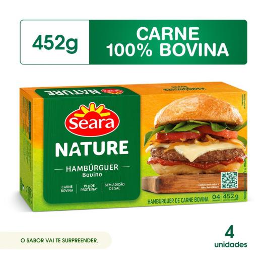 Hambúrguer SEARA NATURE Tradicional 452G - Imagem em destaque