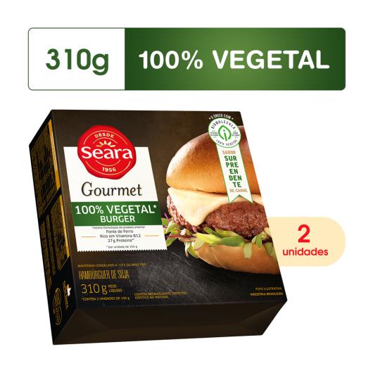 100% Vegetal burger Seara Gourmet 310g - Imagem em destaque