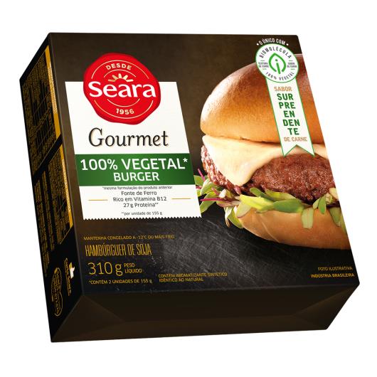 100% Vegetal burger Seara Gourmet 310g - Imagem em destaque