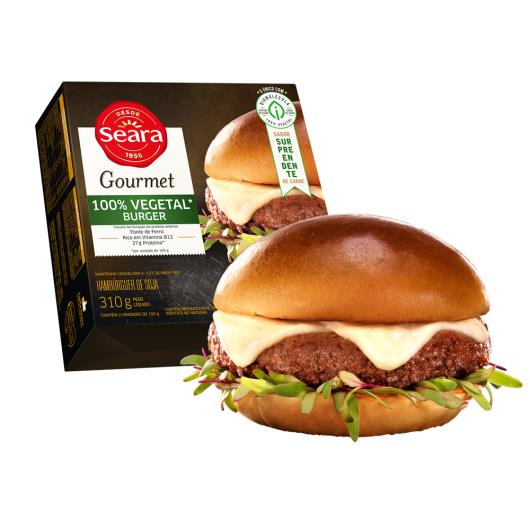 100% Vegetal burger Seara Gourmet 310g - Imagem em destaque