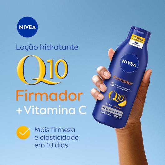 NIVEA Loção Hidratante Firmador Q10 + Vitamina C Pele Seca 200ml - Imagem em destaque