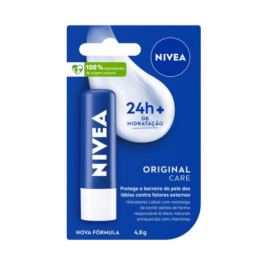 NIVEA Hidratante Labial Original Care 4,8g - Imagem em destaque