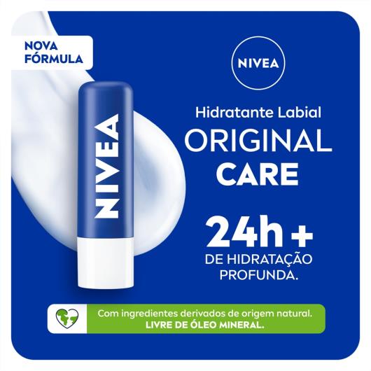 NIVEA Hidratante Labial Original Care 4,8g - Imagem em destaque