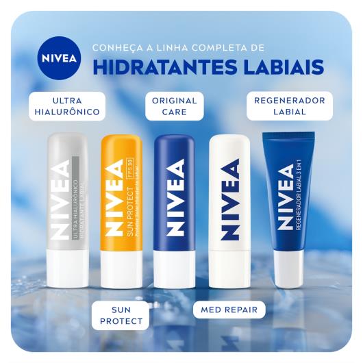 NIVEA Hidratante Labial Original Care 4,8g - Imagem em destaque