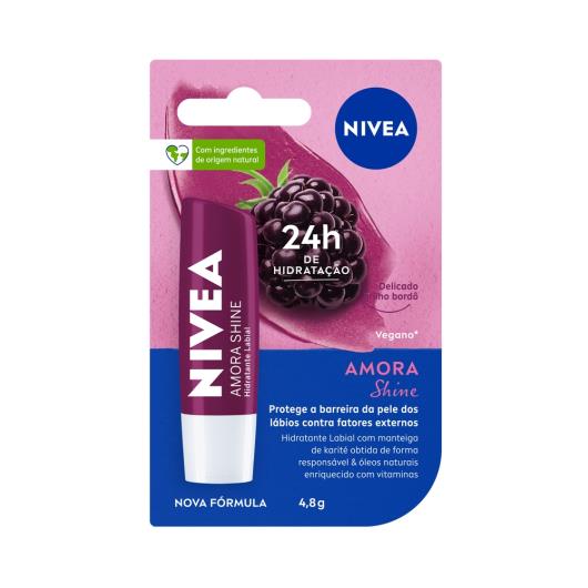 NIVEA Hidratante Labial Amora Shine 4,8 g - Imagem em destaque