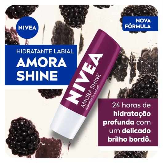 NIVEA Hidratante Labial Amora Shine 4,8 g - Imagem em destaque