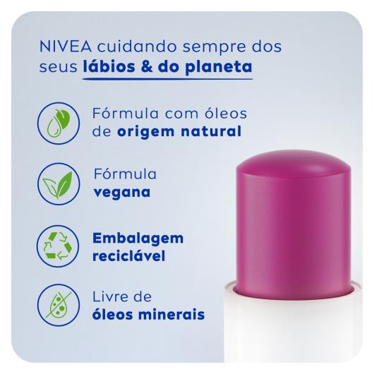 NIVEA Hidratante Labial Amora Shine 4,8 g - Imagem em destaque