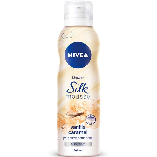 Espuma banho silk mousse vanilla Nivea 200ml - Imagem em destaque