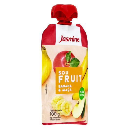 Purê de Frutas Banana e Maçã Jasmine Sou Fruit Squeeze 100g - Imagem em destaque
