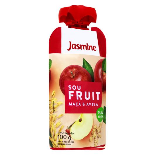 Purê de Frutas Maçã e Aveia Jasmine Sou Fruit Squeeze 100g - Imagem em destaque