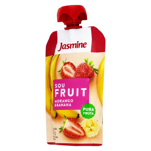 Purê de Frutas Banana e Morango Jasmine Sou Fruit Squeeze 100g - Imagem em destaque