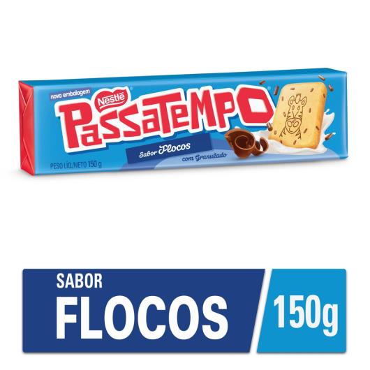 Biscoito PASSATEMPO Flocos 150g - Imagem em destaque