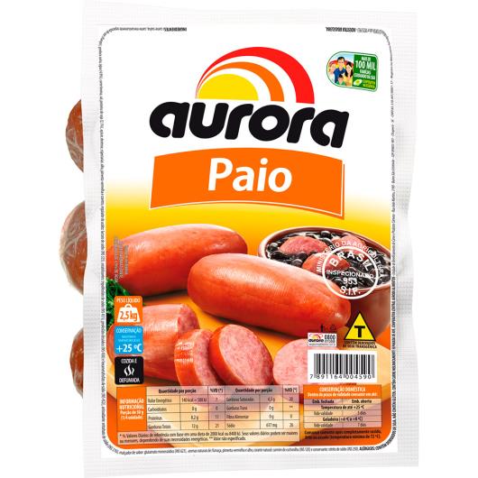 Linguiça paio Aurora 2,5kg - Imagem em destaque