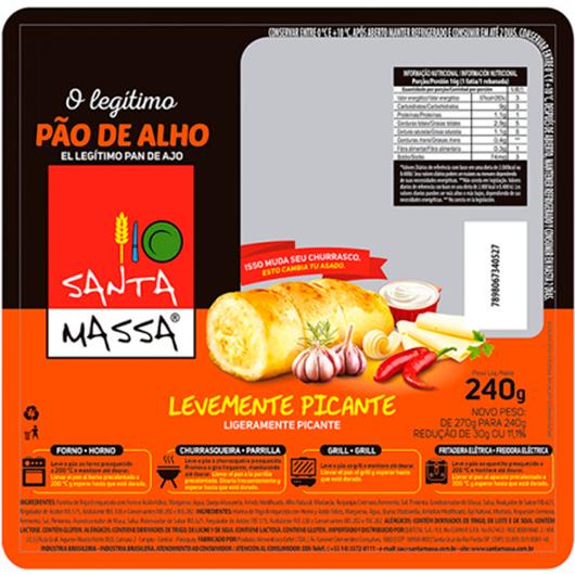 Pão de Alho picante Santa Massa 240g - Imagem em destaque