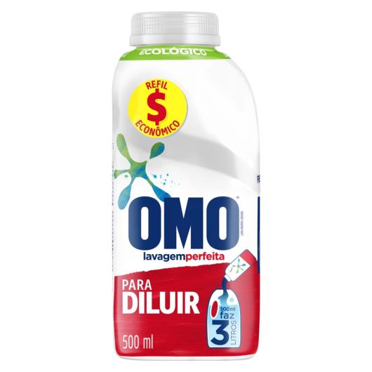 Sabão Liquido Concentrado Omo Lavagem Perfeita Para Diluir 500ml - Imagem em destaque