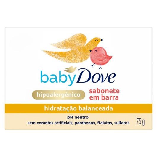 Sabonete em Barra Baby Dove Hidratação Balanceada 75 GR - Imagem em destaque