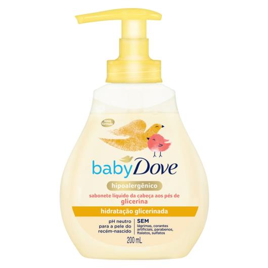 Sabonete Líquido Baby Dove Hidratação Glicerinada 200ml - Imagem em destaque