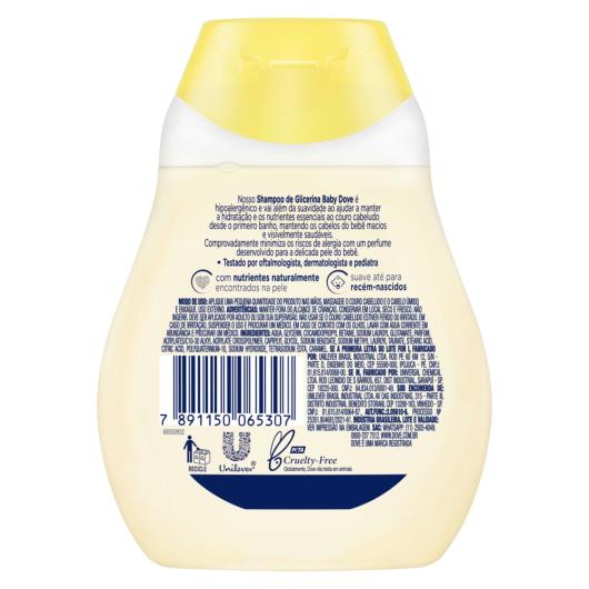 Shampoo Baby Dove Hidratação Glicerinada 200ml - Imagem em destaque