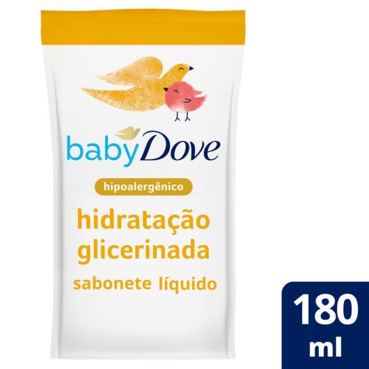 Sabonete Líquido Glicerina Baby Dove Hidratação Glicerinada 180ml Refil - Imagem em destaque