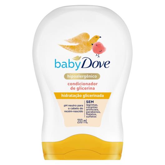 Condicionador de Glicerina Baby Dove Hidratação Glicerinada 200ml - Imagem em destaque