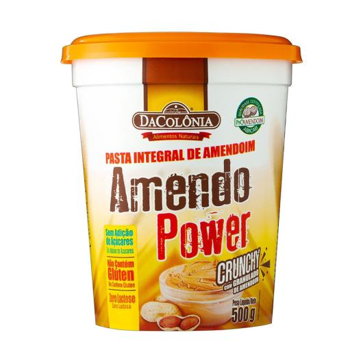 Pasta de Amendoim amendo power crunchy Dacolônia 500g - Imagem em destaque