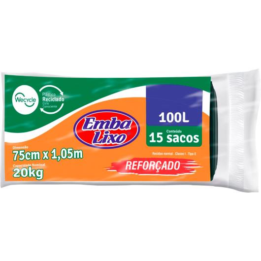 Saco de lixo reforçado Embalixo 100L - Imagem em destaque