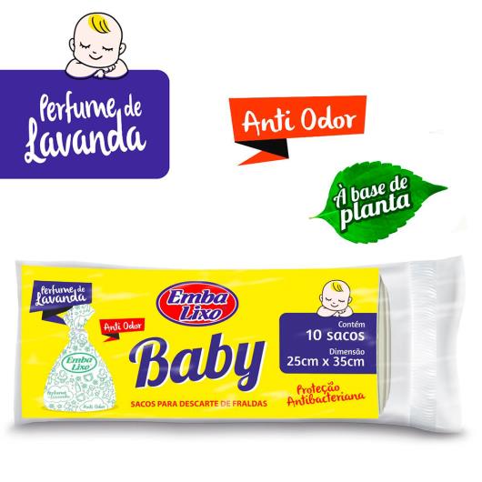 Saco de lixo baby Embalixo 10 unidades - Imagem em destaque