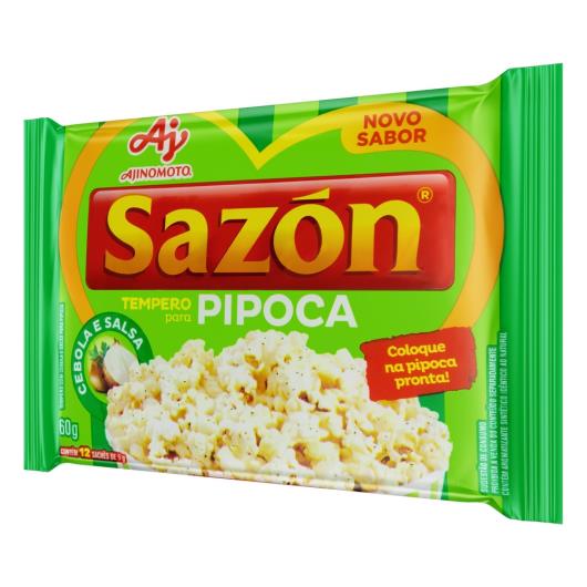 Tempero para Pipoca Cebola e Salsa Sazón Pacote 60g 12 Unidades - Imagem em destaque