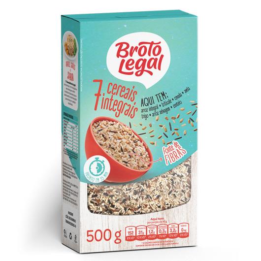 Arroz Integral 7 Cereais Broto Legal Caixa 500g - Imagem em destaque