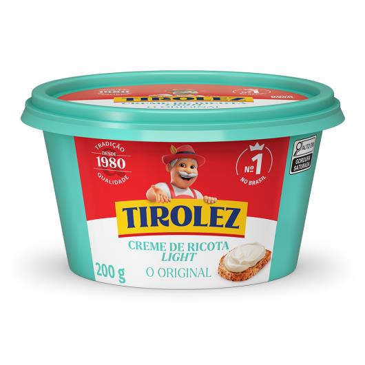 Creme de Ricota light Tirolez 200g - Imagem em destaque