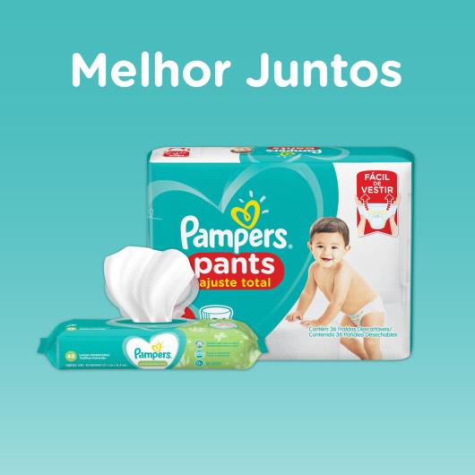 Fralda descartável Pampers Pants Ajuste Total M com 42 unidades - Imagem em destaque