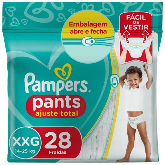 Fralda descartável Pampers Pants XXG com 28 unidades - Imagem em destaque