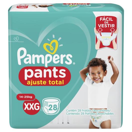 Fralda descartável Pampers Pants XXG com 28 unidades - Imagem em destaque