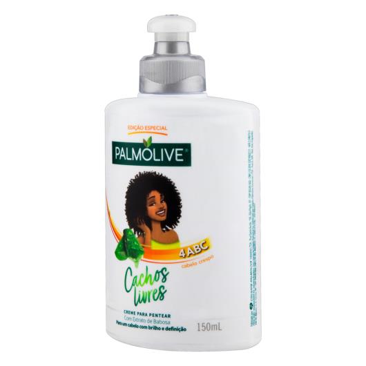 Creme para Pentear com Extrato de Babosa Palmolive Cachos Livres Frasco 150ml - Imagem em destaque