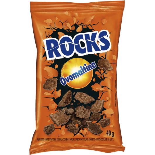 Chocolate extrato de cereal Rocks Ovomaltine sachê 40g - Imagem em destaque