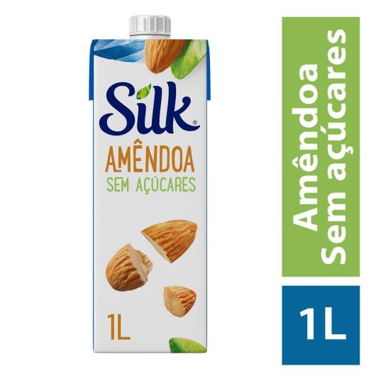 Bebida Vegetal Silk Amêndoa Sem Açúcar 1L - Imagem em destaque