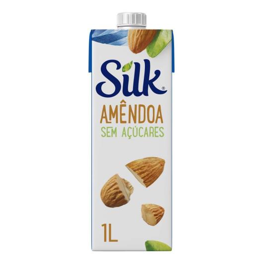 Bebida Vegetal Silk Amêndoa Sem Açúcar 1L - Imagem em destaque