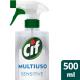 Limpador Multiuso Sensitive sem Cloro Cif Frasco 500ml Borrifador - Imagem 78911500672952.jpg em miniatúra