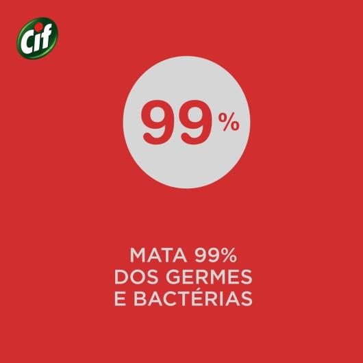 Higienizador + Álcool Cif Original Mata 99% de Germes e Bactérias 500ml - Imagem em destaque