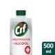 Higienizador + Álcool Cif Original Mata 99% de Germes e Bactérias 500ml - Imagem 7891150067264-(0).jpg em miniatúra