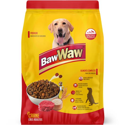 Alimento para cães adultos sabor carne leve mais pague menos Baw Waw 1.1kg - Imagem em destaque