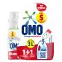Kit Lava Roupas Líquido Omo Lavagem Perfeita 500ml + Garrafa 3l