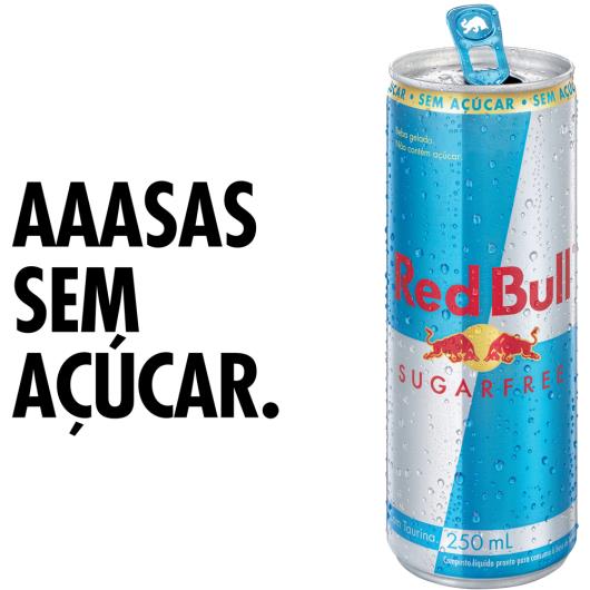 Energético Red Bull Energy Drink Sem Açúcar 355 ml - Imagem em destaque