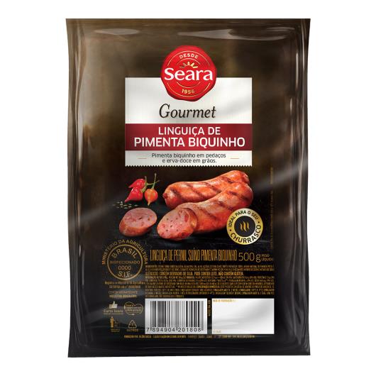 Linguiça de pernil pimenta biquinho Gourmet Seara 500g - Imagem em destaque