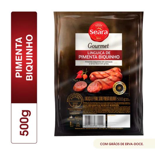 Linguiça de pernil pimenta biquinho Gourmet Seara 500g - Imagem em destaque