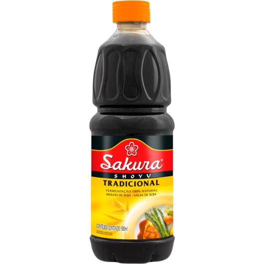 Molho shoyu tradicional Sakura 500ml - Imagem em destaque